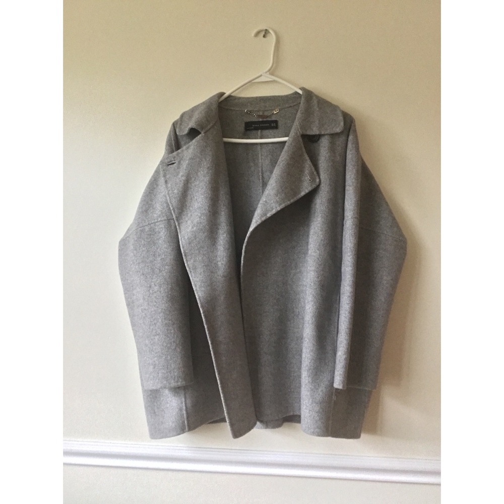 Zara Gray Wool Coat